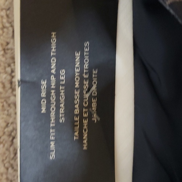 Banana Republic women's Ryan mid rise slim straight leg pants 6 long nwt blue - Picture 7 of 10